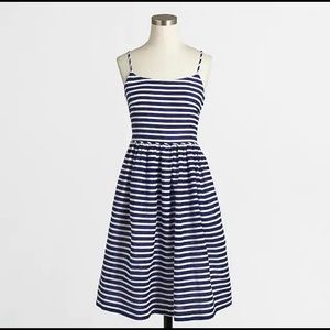 J. Crew Women’s Navy White Stripe Sun Dress